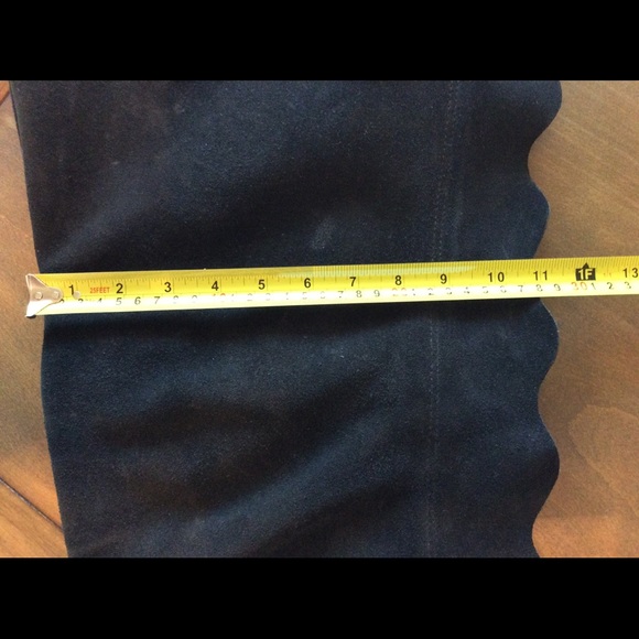 Black suede leather ladies chaps 🍒FREE SHIPPING🍒 - Picture 8 of 10